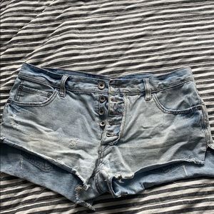 Free People denim shorts